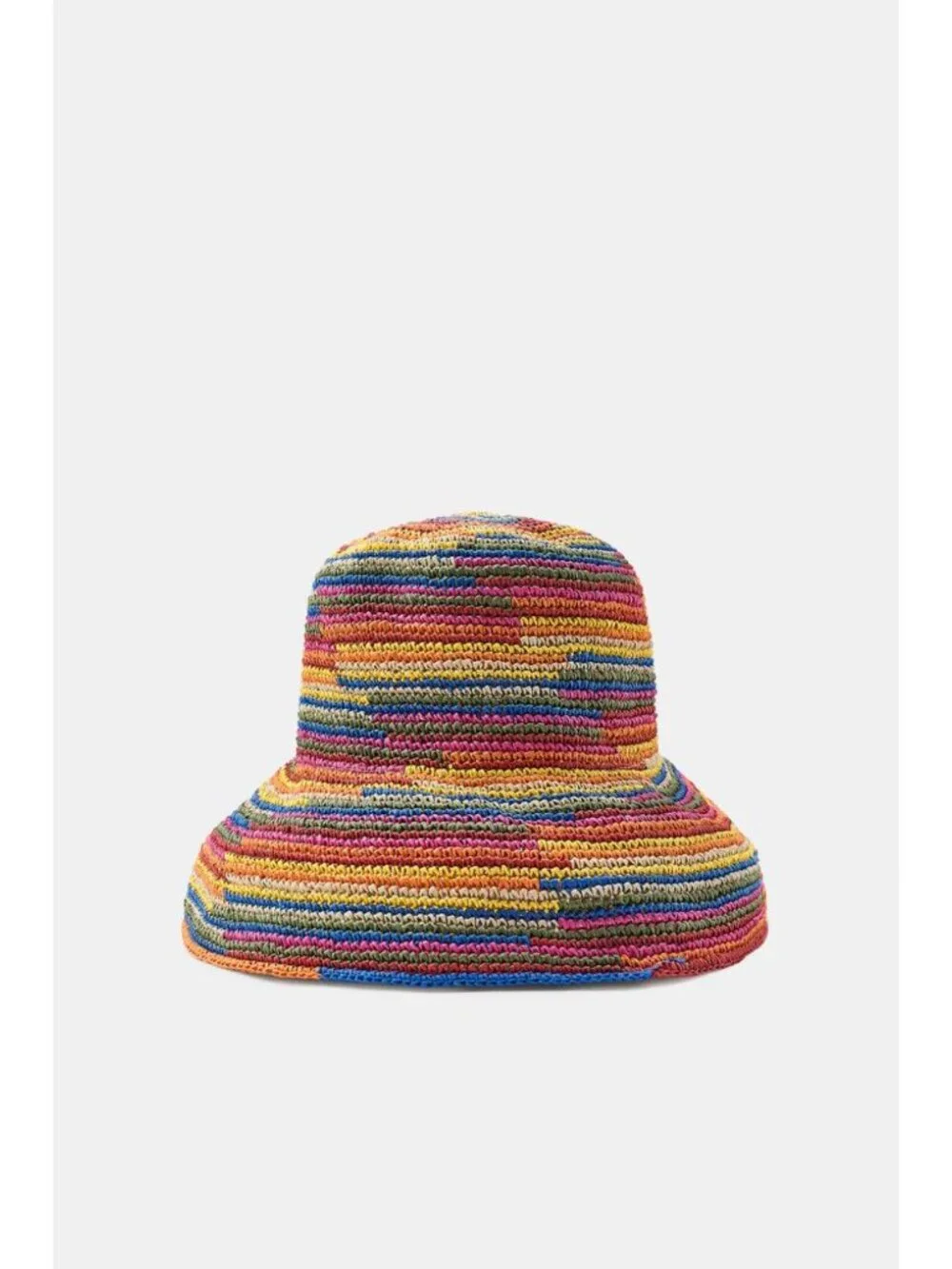ZARA COLOR-BLOCK BUCKET HAT